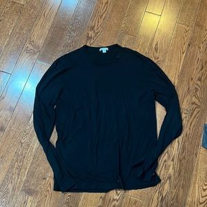 Black james perse t shirt size 0